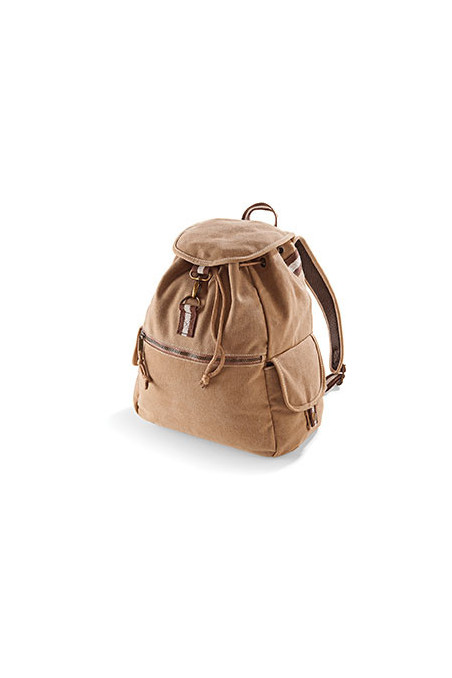 Sac à dos vintage en toile