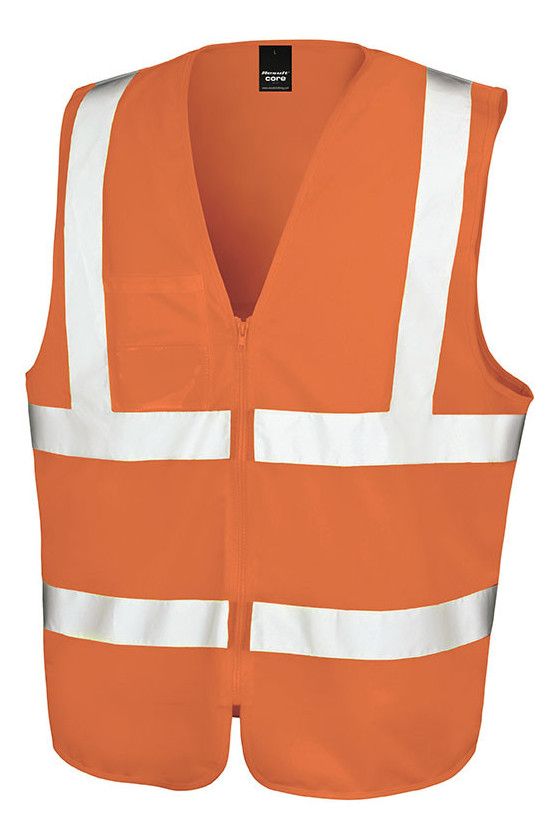 Gilet de sécurité zippé