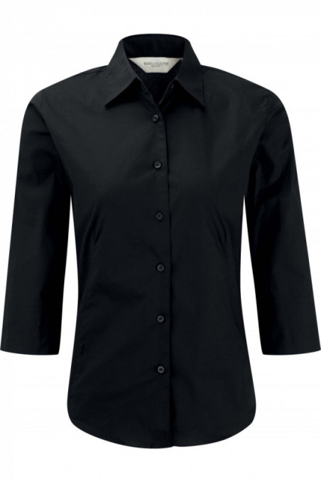 CHEMISE FITTÉE FEMME MANCHES 3/4