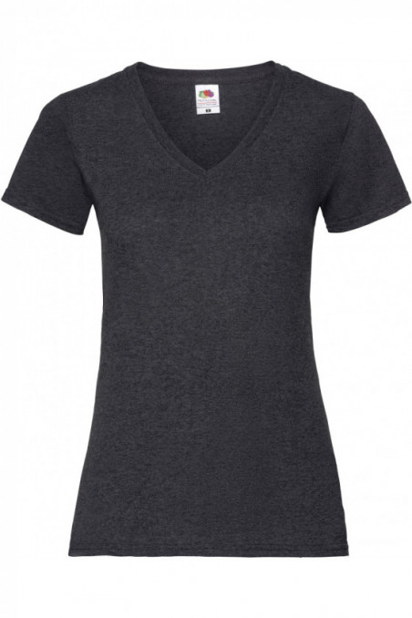 T-shirt femme col v Valueweight (61-398-0)