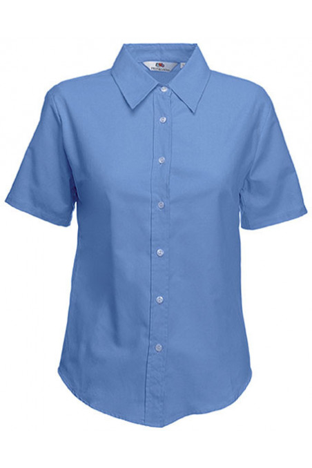 CHEMISE FEMME MANCHES COURTES OXFORD (65-000-0)