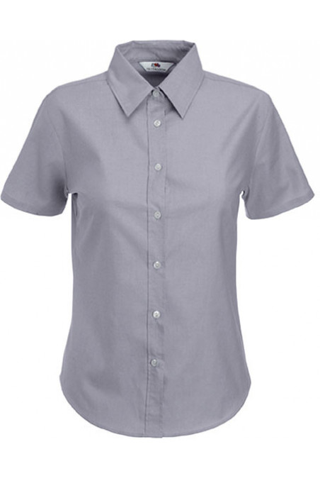 CHEMISE FEMME MANCHES COURTES OXFORD (65-000-0)