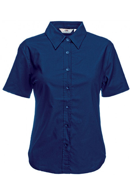 CHEMISE FEMME MANCHES COURTES OXFORD (65-000-0)