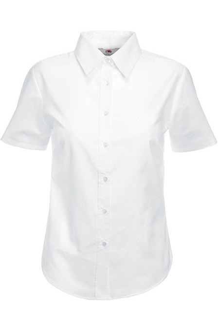 CHEMISE FEMME MANCHES COURTES OXFORD (65-000-0)