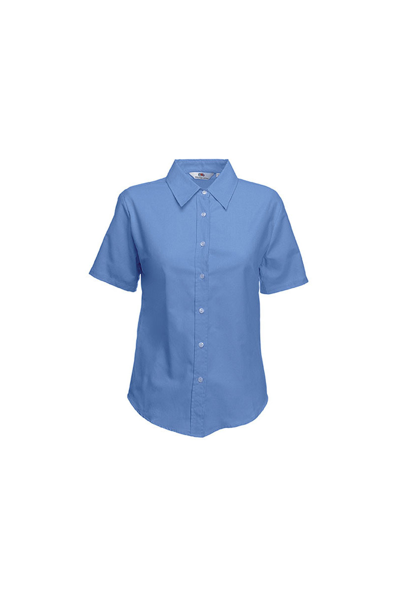 CHEMISE FEMME MANCHES COURTES OXFORD (65-000-0)