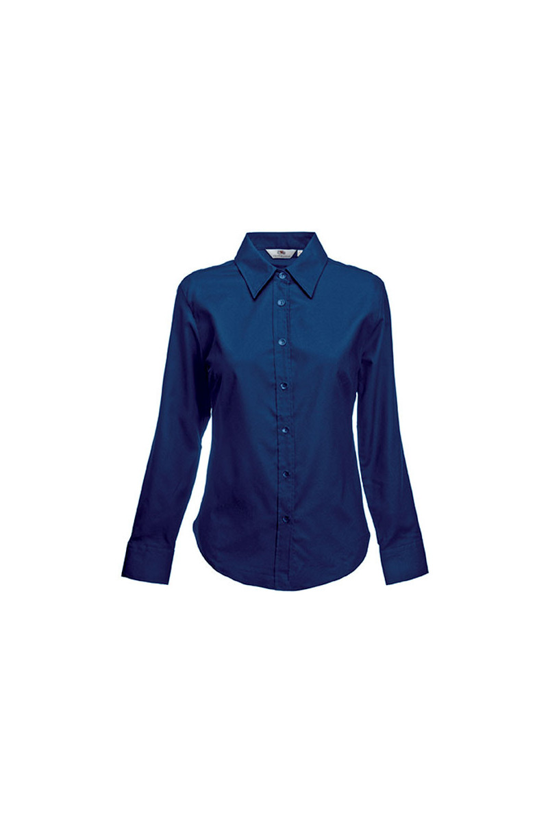 CHEMISE FEMME MANCHES LONGUES OXFORD (65-002-0)