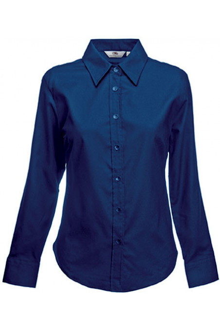 CHEMISE FEMME MANCHES LONGUES OXFORD (65-002-0)