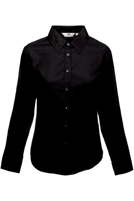 CHEMISE FEMME MANCHES LONGUES OXFORD (65-002-0)