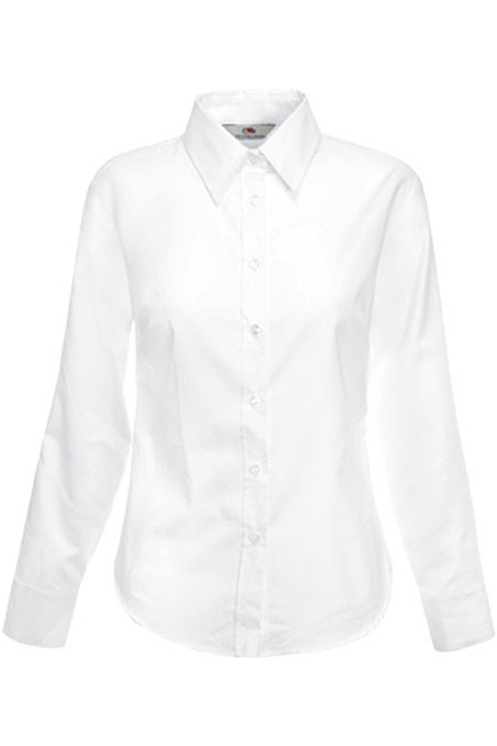 CHEMISE FEMME MANCHES LONGUES OXFORD (65-002-0)