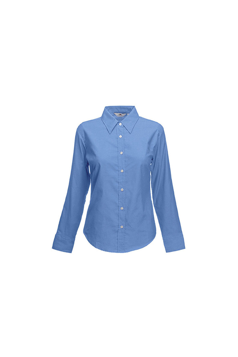 CHEMISE FEMME MANCHES LONGUES OXFORD (65-002-0)