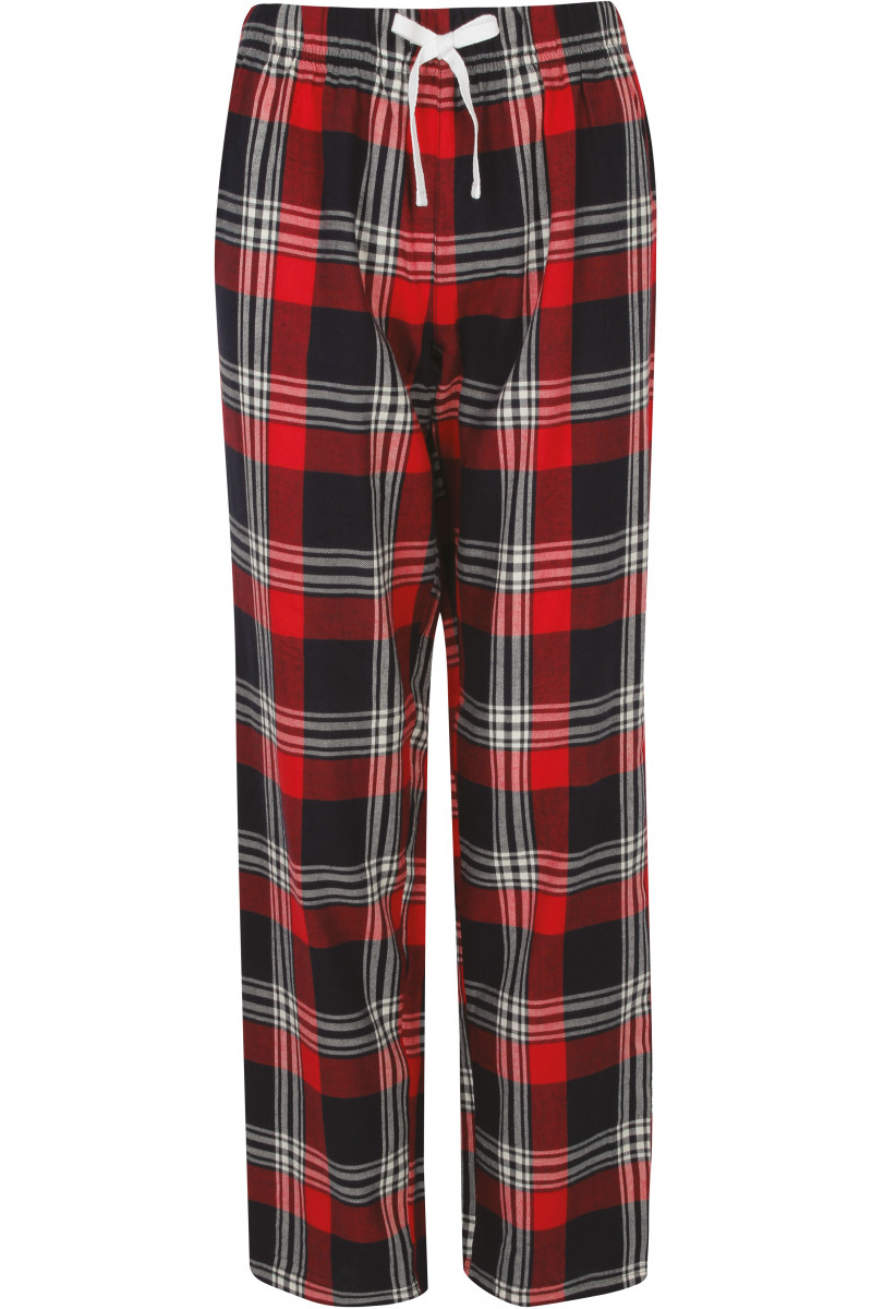 Pantalon femme à motif tartan