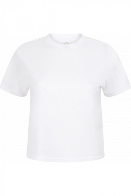 T-SHIRT COURT COUPE CARRÉE FEMME