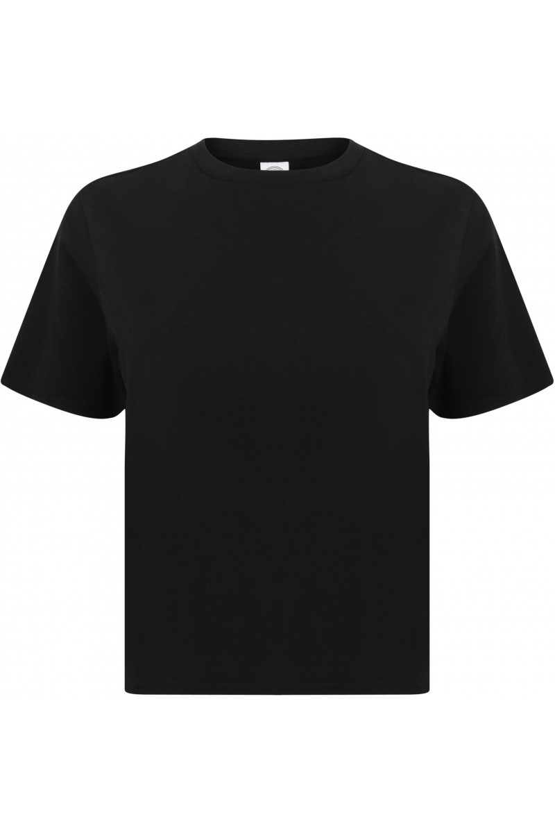 T-SHIRT COURT COUPE CARRÉE FEMME