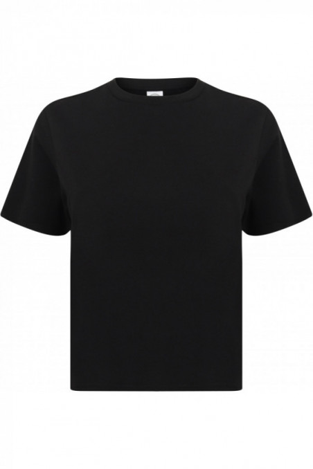 T-SHIRT COURT COUPE CARRÉE FEMME