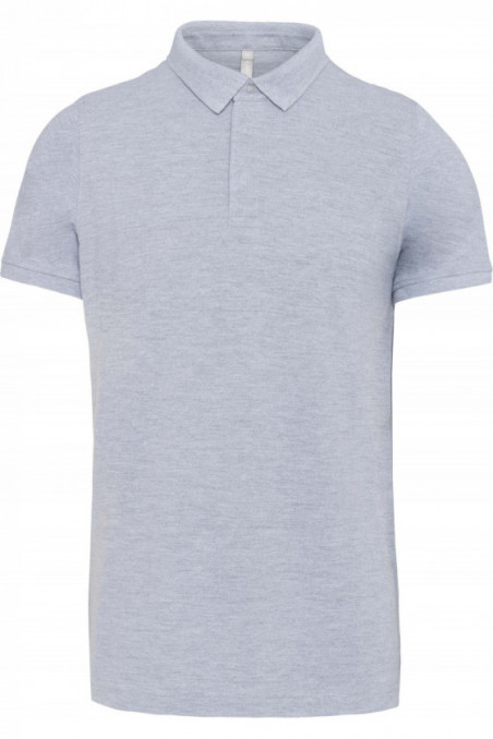 Polo col boutons pression manches courtes homme