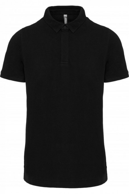 Polo col boutons pression manches courtes homme