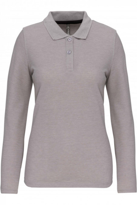 Polo manches longues femme