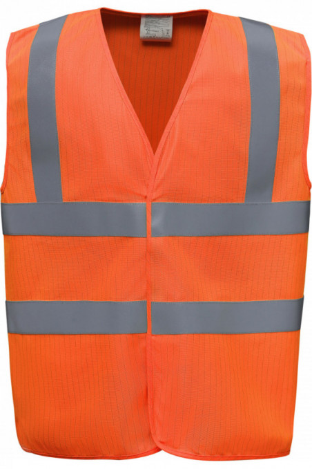 GILET HAUTE VISIBILITÉ, LSF (CHALEUR ET FLAMME) & ANTISTATIQUE