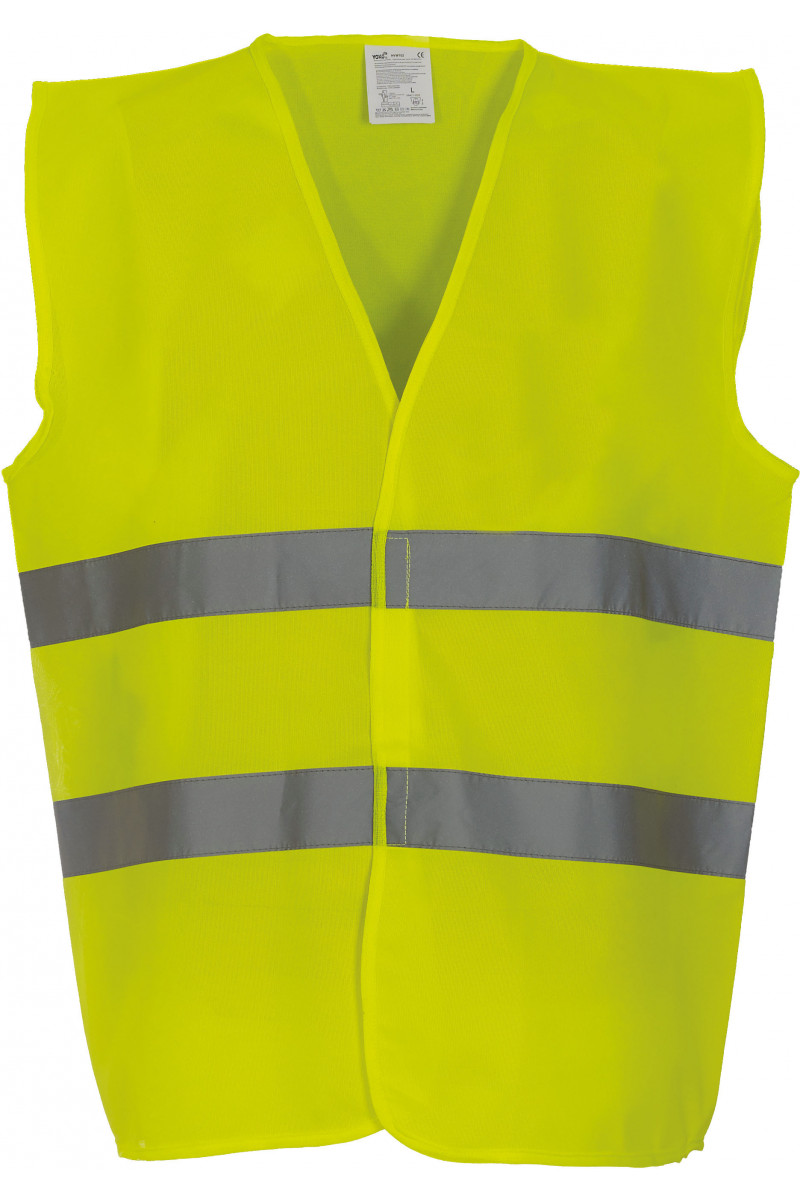 Gilet à 2 bandes haute visibilité