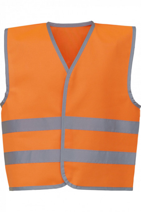 Gilet avec bordures et bandes réfléchissantes