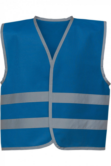 Gilet avec bordures et bandes réfléchissantes