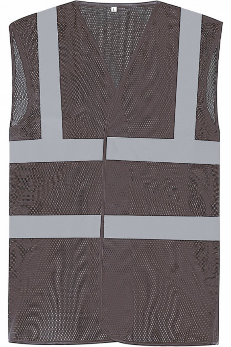 Gilet haute visibilité à maille ajourée recyclée