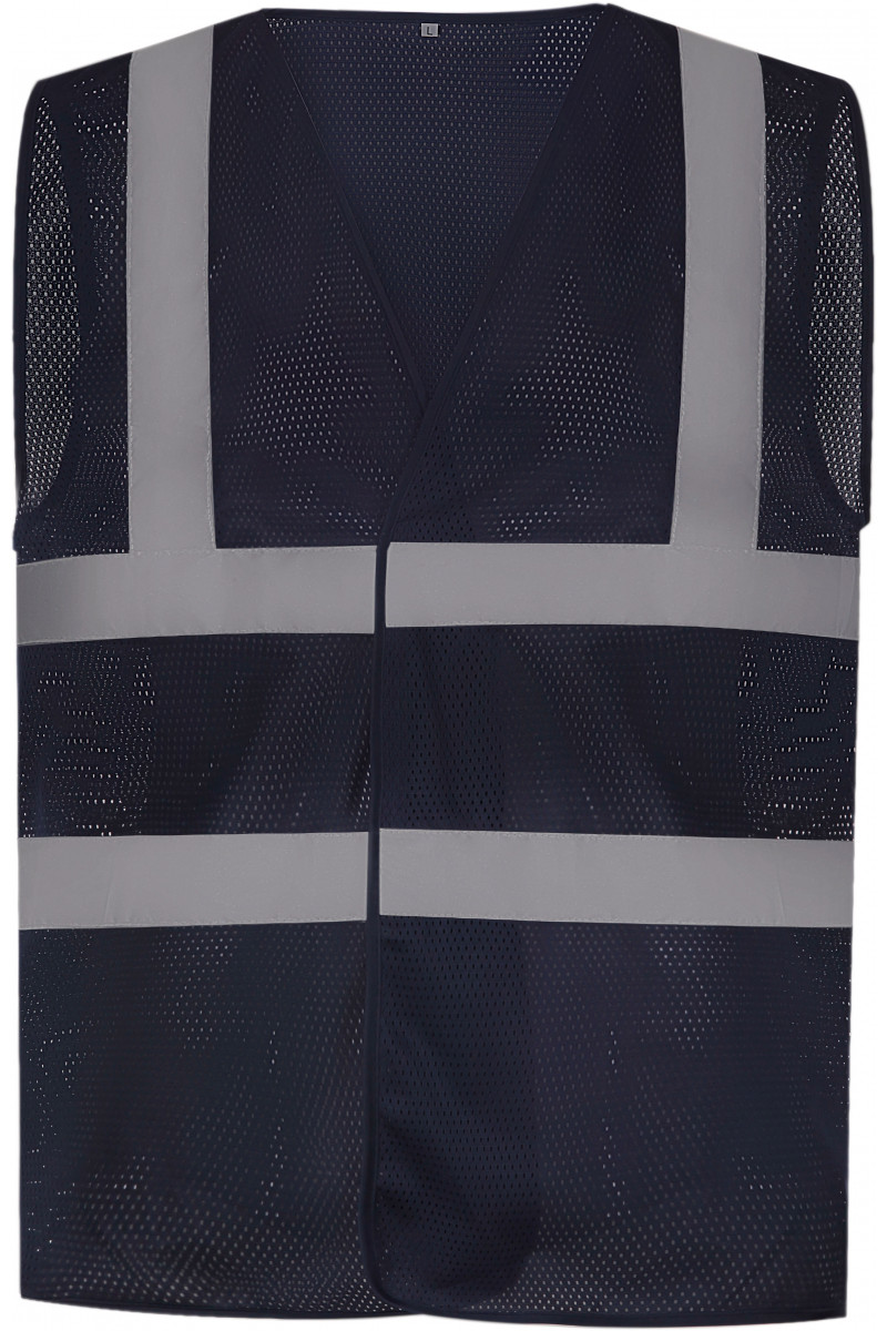 Gilet haute visibilité à maille ajourée recyclée