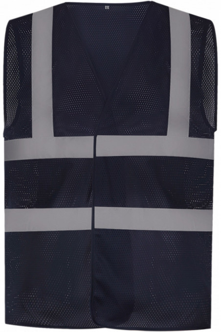 Gilet haute visibilité à maille ajourée recyclée
