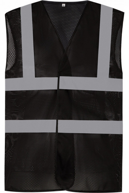 Gilet haute visibilité à maille ajourée recyclée