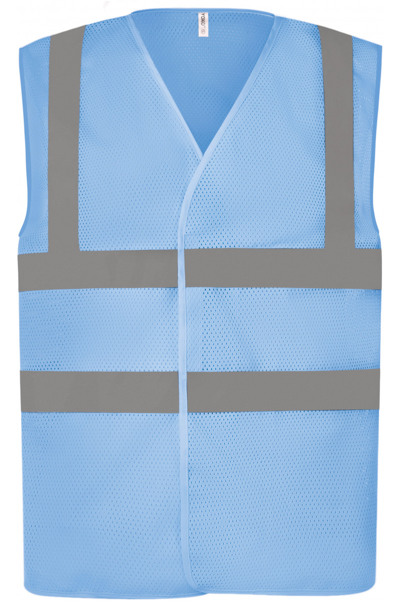 Gilet haute visibilité à maille ajourée recyclée
