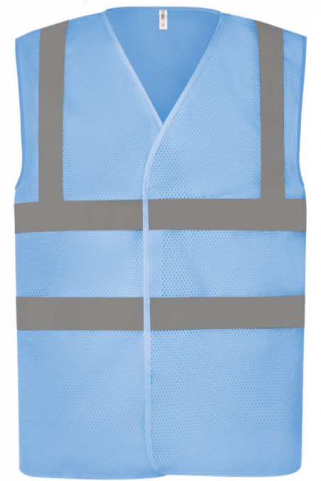Gilet haute visibilité à maille ajourée recyclée