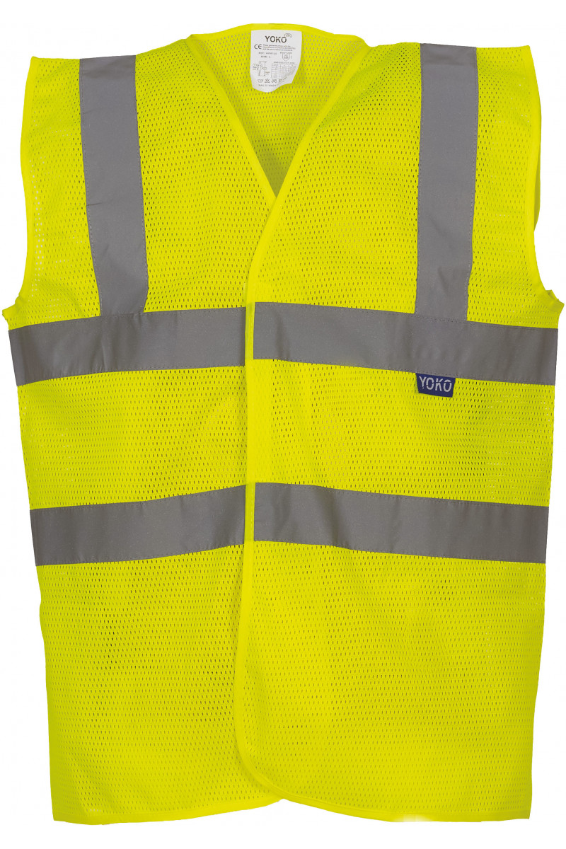 Gilet haute visibilité à maille ajourée recyclée