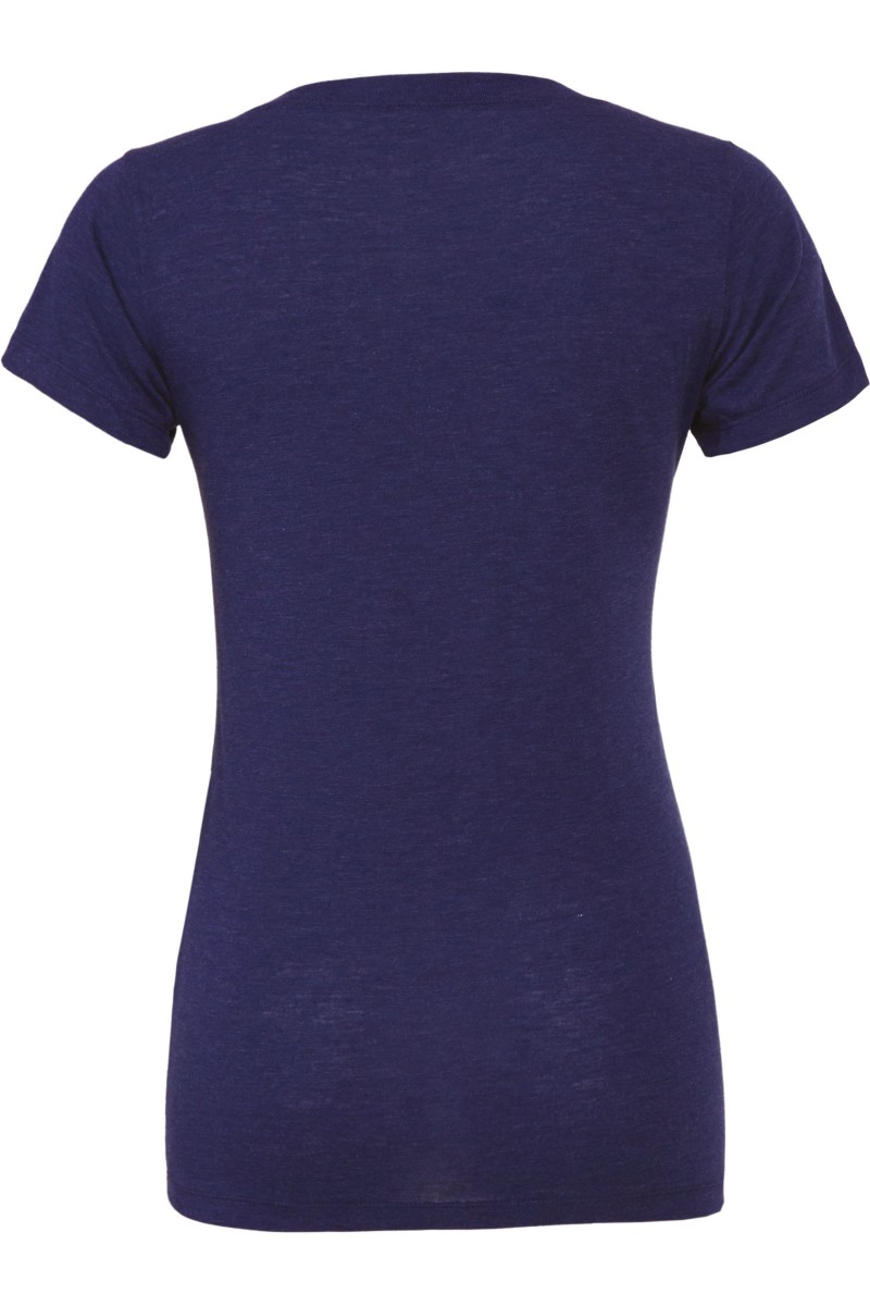 T-shirt femme triblend col rond